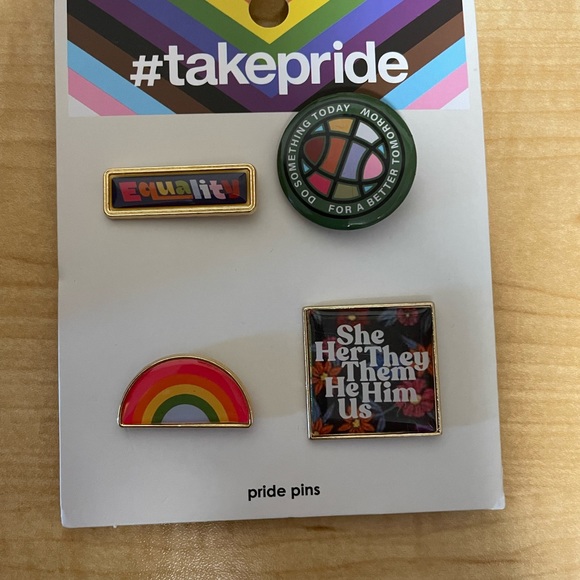 #takepride Equality pins for clothes and backpacks - Picture 2 of 3